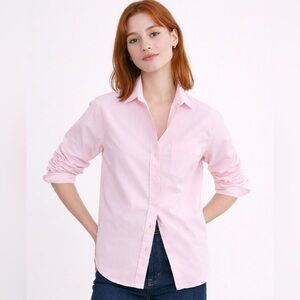 Everlane‎ Whisper Pink Button Down Oxford Shirt | Preppy Quiet Luxury Minimalist